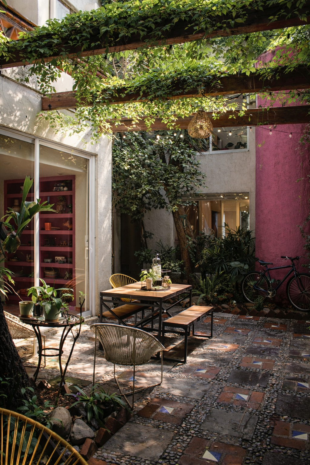Casa Bugambilias — Jardín y exteriores